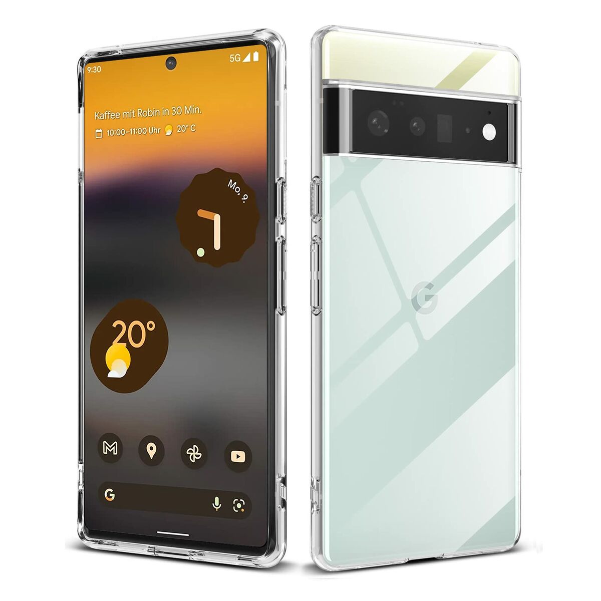 Mobilfodral Google Pixel 6a Transparent (Renoverade A)