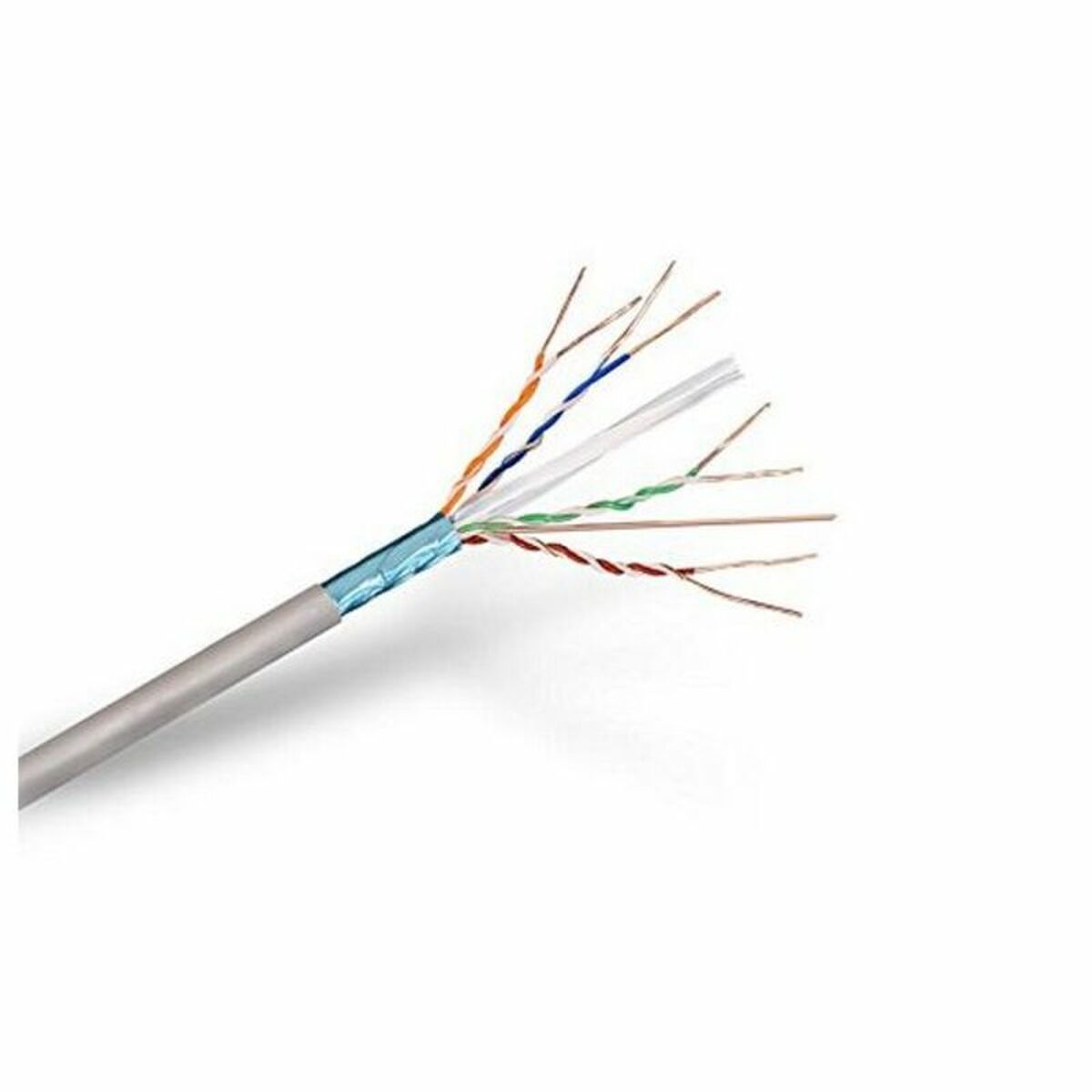 Kabel RJ45 Kategori 5 FTP Styv NANOCABLE 10.20.0902 100 m Grå 100 m - 3