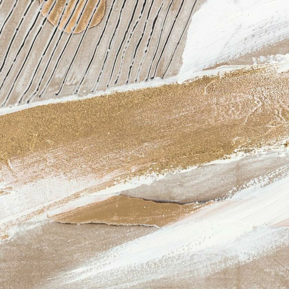 Tavla DKD Home Decor 92 x 4,5 x 92 cm Abstrakt Urban (2 antal) - 8