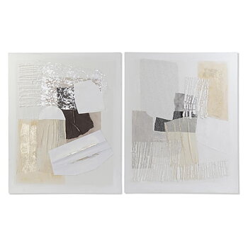 Kanvas DKD Home Decor Furu Kanvas 80 x 3,7 x 100 cm