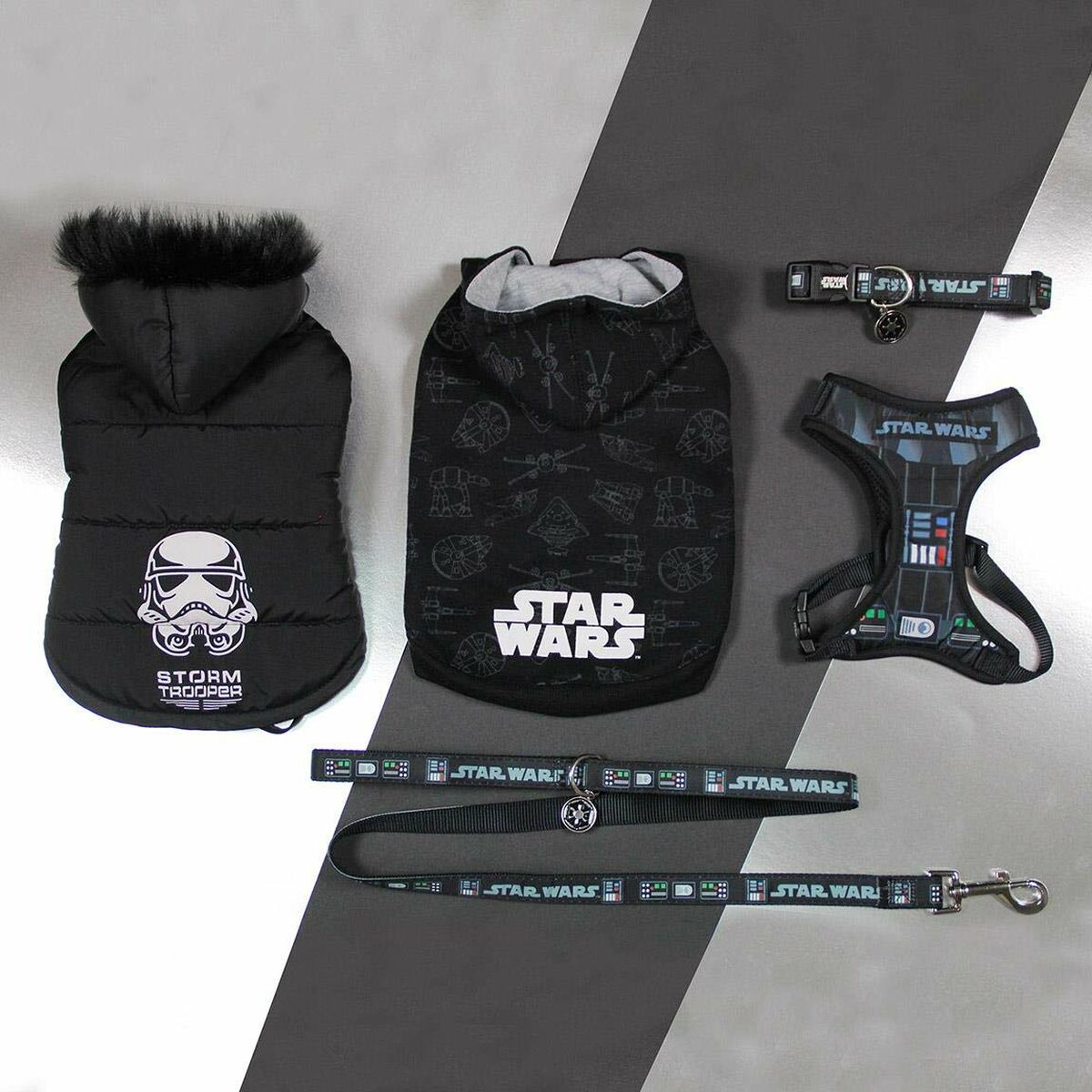 Hundtröja Star Wars XS Svart - 5