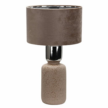 Bordslampa DKD Home Decor Brun Keramik 50 W 220 V 30 x 30 x 54 cm