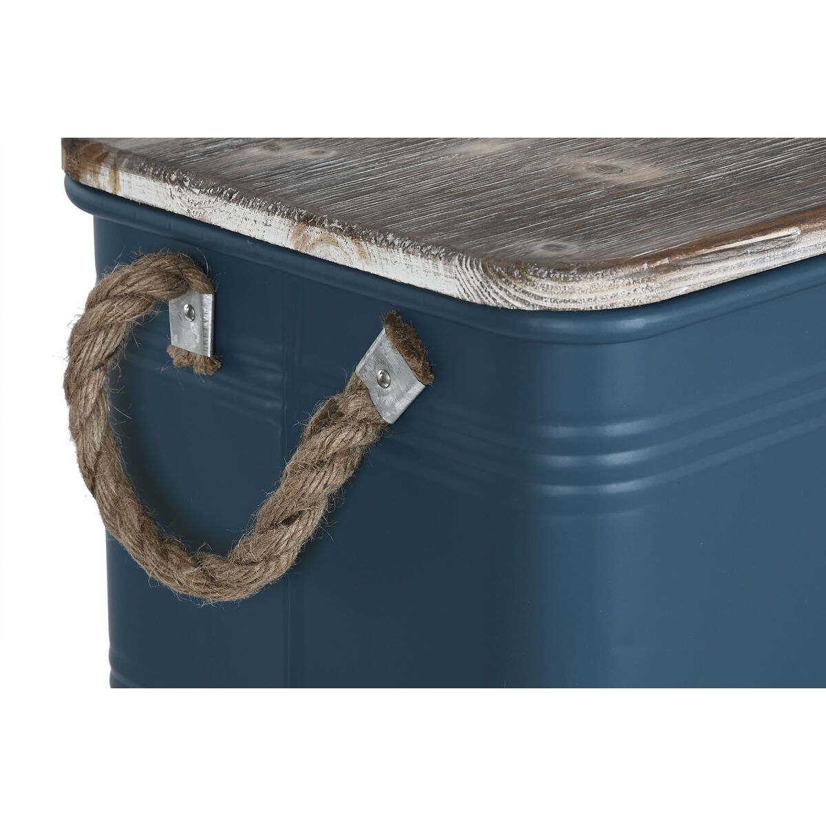 Koffertset Home ESPRIT Metall Granträ 68 x 36 x 33 cm (3 antal) - 3