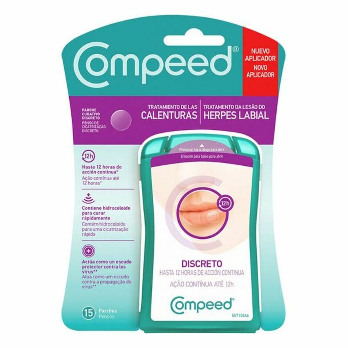Munsårsplåster Compeed Calenturas 15 antal (15 uds) - 3