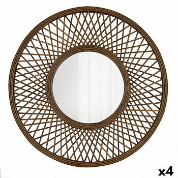 Väggspegel Vinthera Moa Rattan Naturell 59 cm (4 antal)