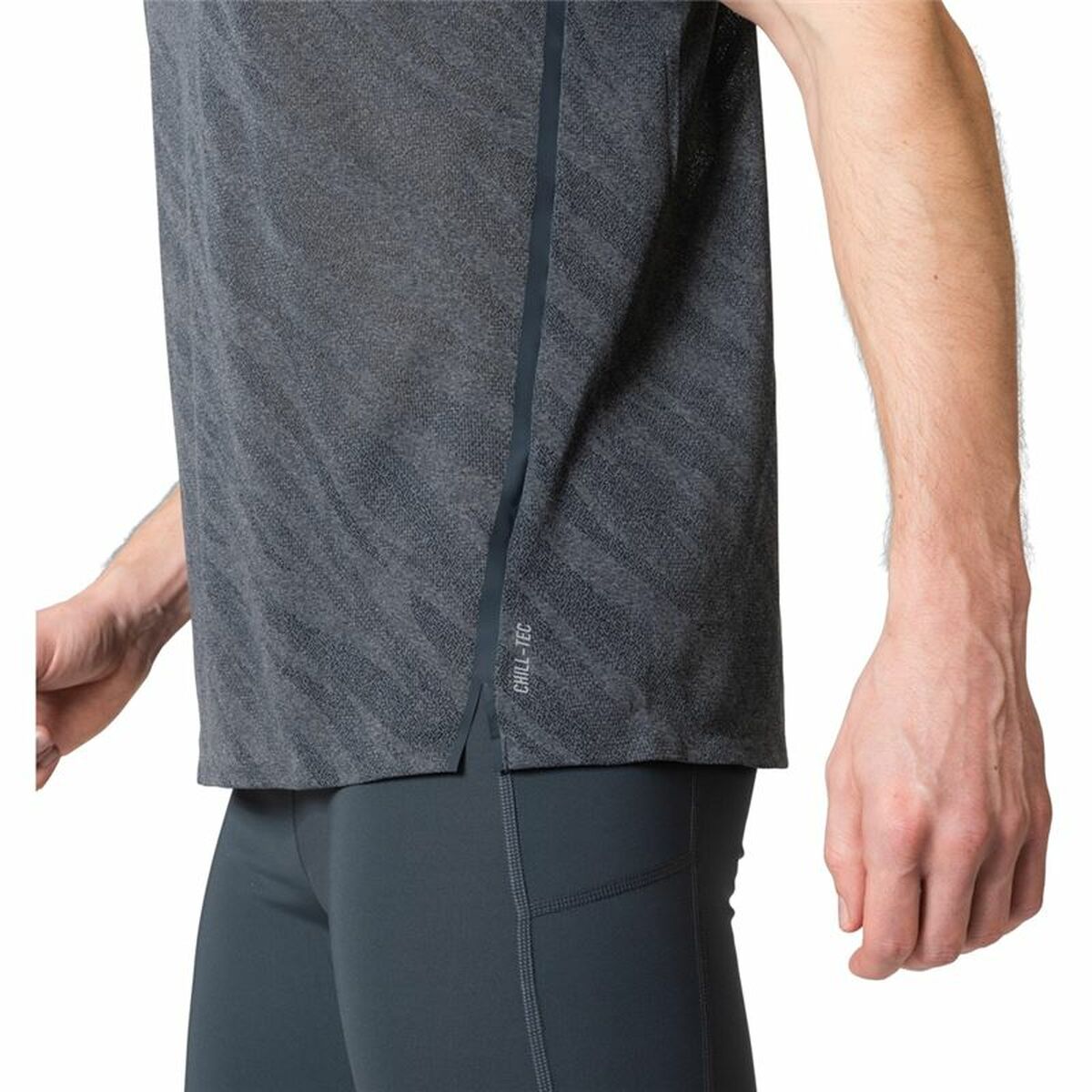 T-shirt med kortärm Unisex Odlo Zeroweight Enginee Mörkgrå - 2