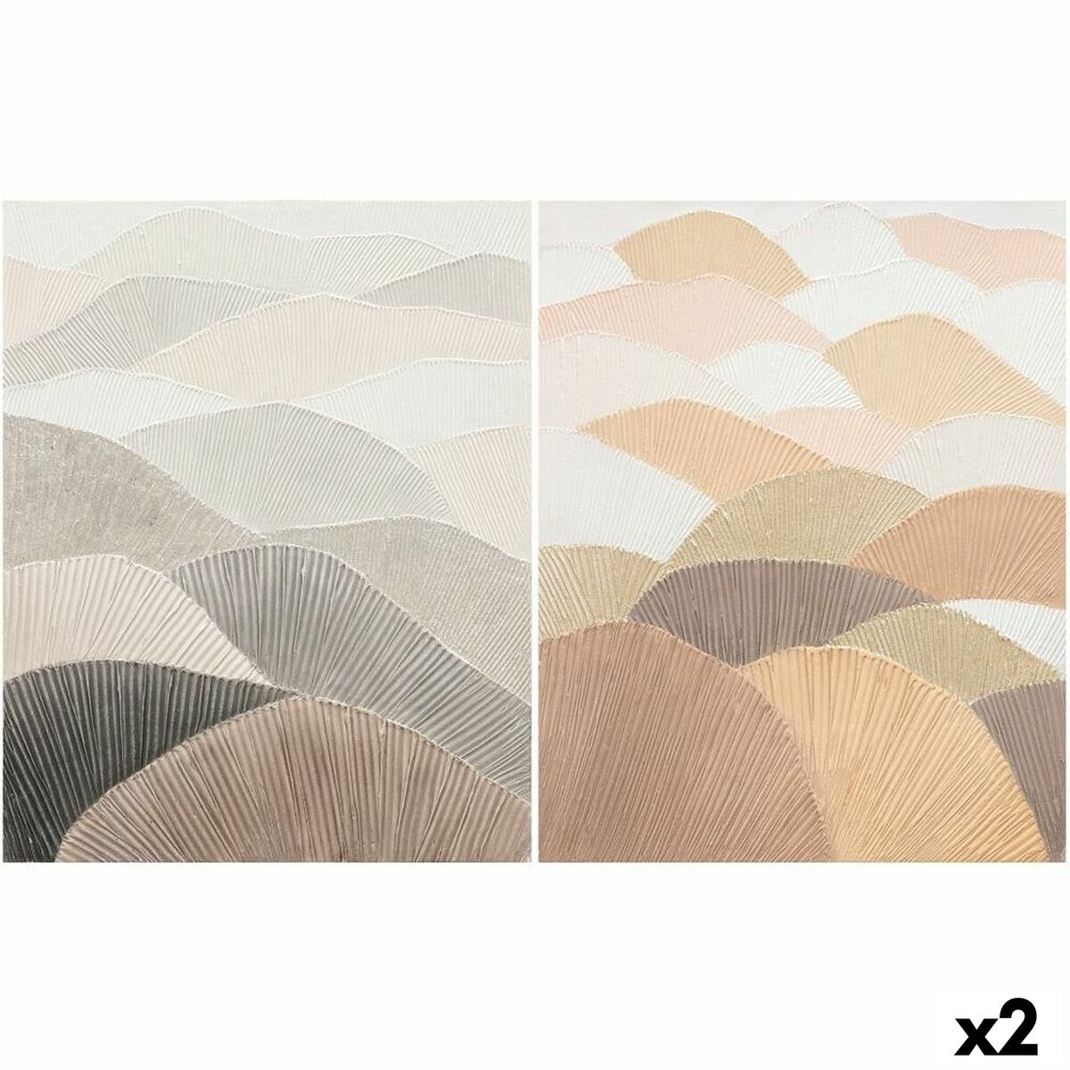 Kanvas DKD Home Decor Furu Kanvas 80 x 3,7 x 100 cm - 9