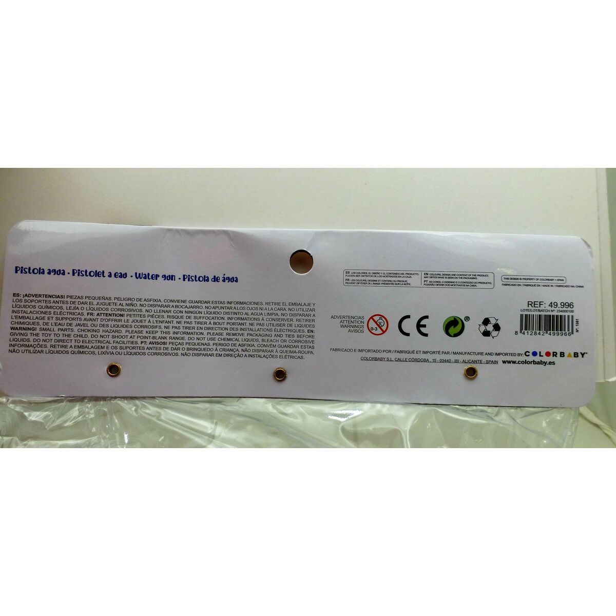 Vattenpistol Colorbaby AquaWorld 42 x 20,5 x 6,5 cm (6 antal) - 9