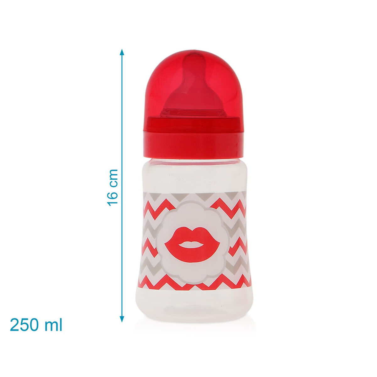 Nappflaska 250 ml Röd - 3