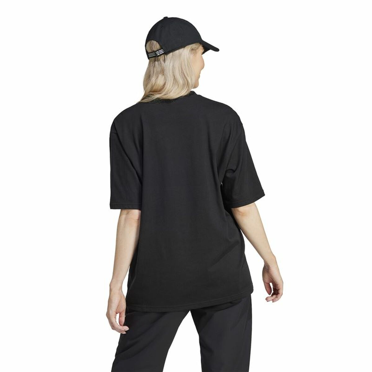 T-shirt med kortärm Dam Adidas Flower Pack Bos Svart - 3