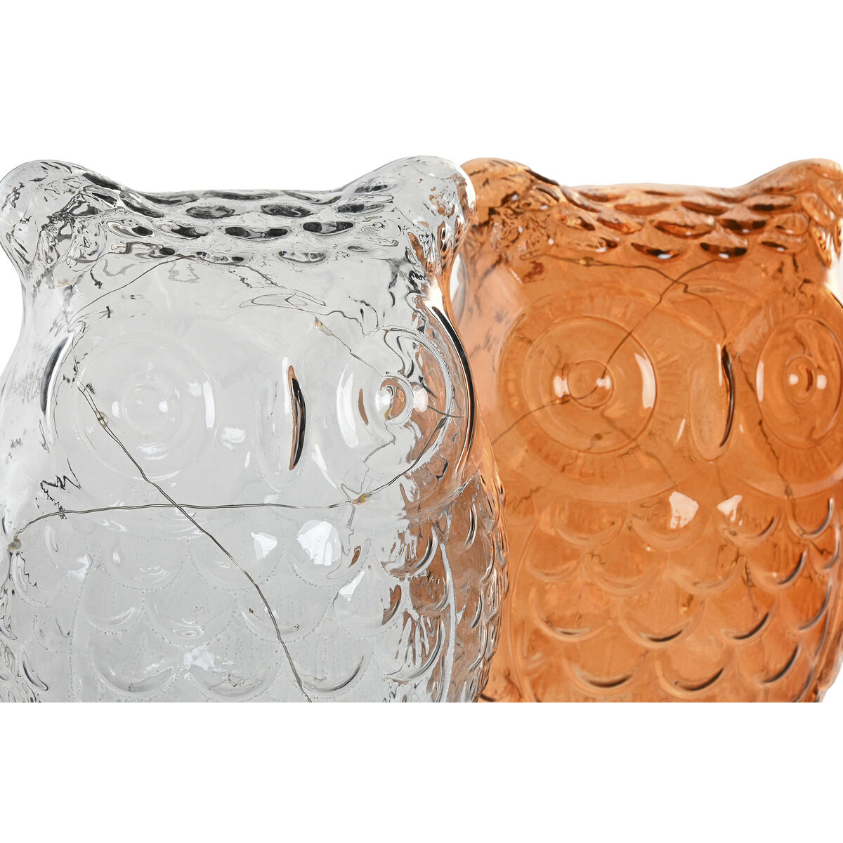 Belysning dekoration Home ESPRIT Glas 15 X 12 X 20 CM (2 antal) - 3