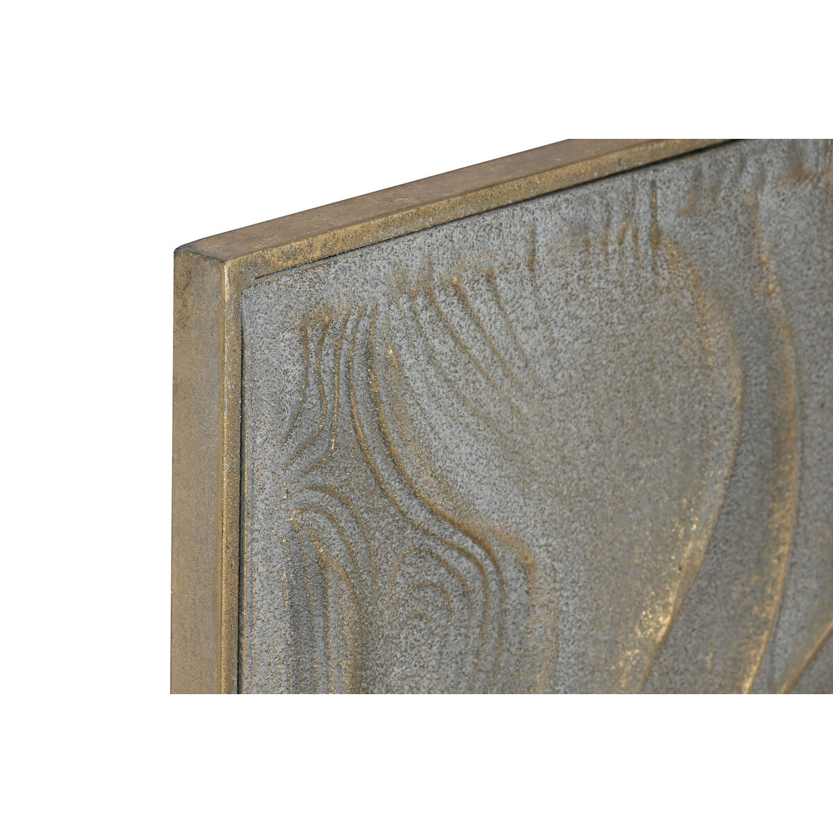 Väggdekoration Home ESPRIT Gyllene Modern 67,5 x 2,5 x 97 cm (2 antal) - 2