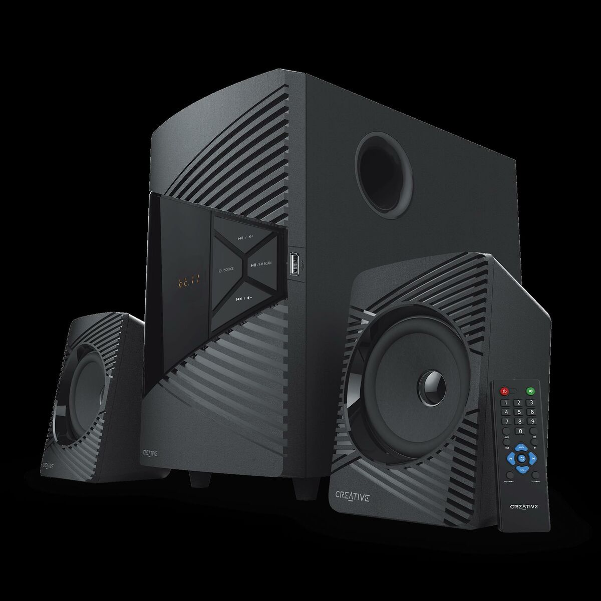 Bluetooth Högtalare Creative Technology 51MF0485AA001 Svart 60 W