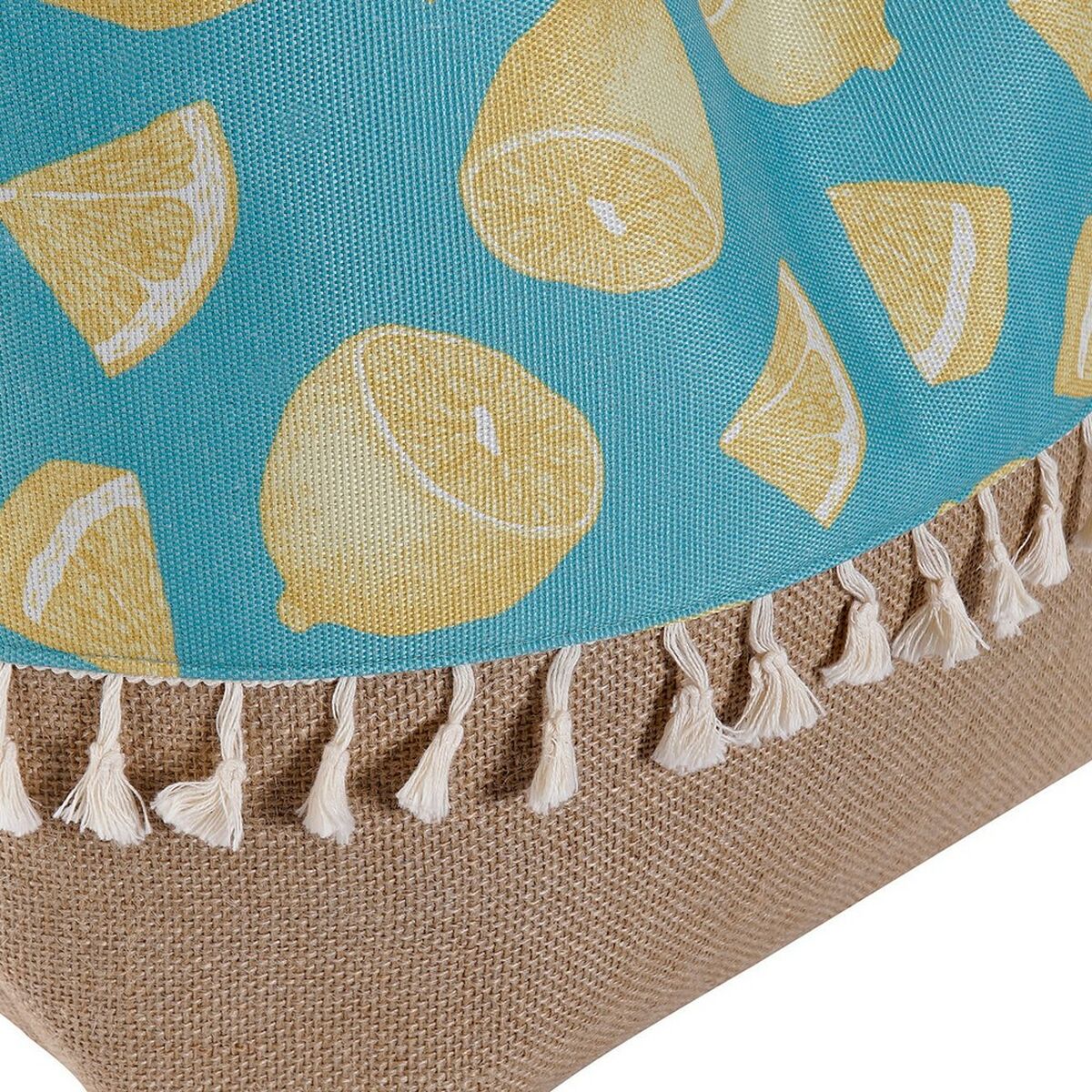 Väska DKD Home Decor Citron Polyester Jute (2 pcs) (44 x 15 x 57 cm) - 2