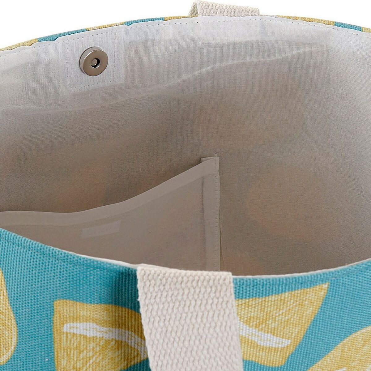 Väska DKD Home Decor Citron Polyester Jute (2 pcs) (44 x 15 x 57 cm) - 3