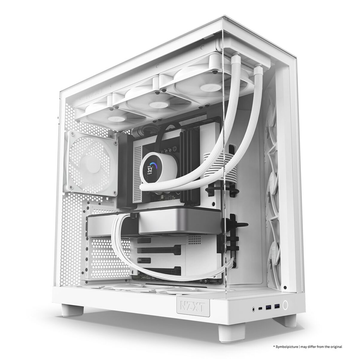 ATX Semitorn NZXT CC-H61FW-01 Vit - 4