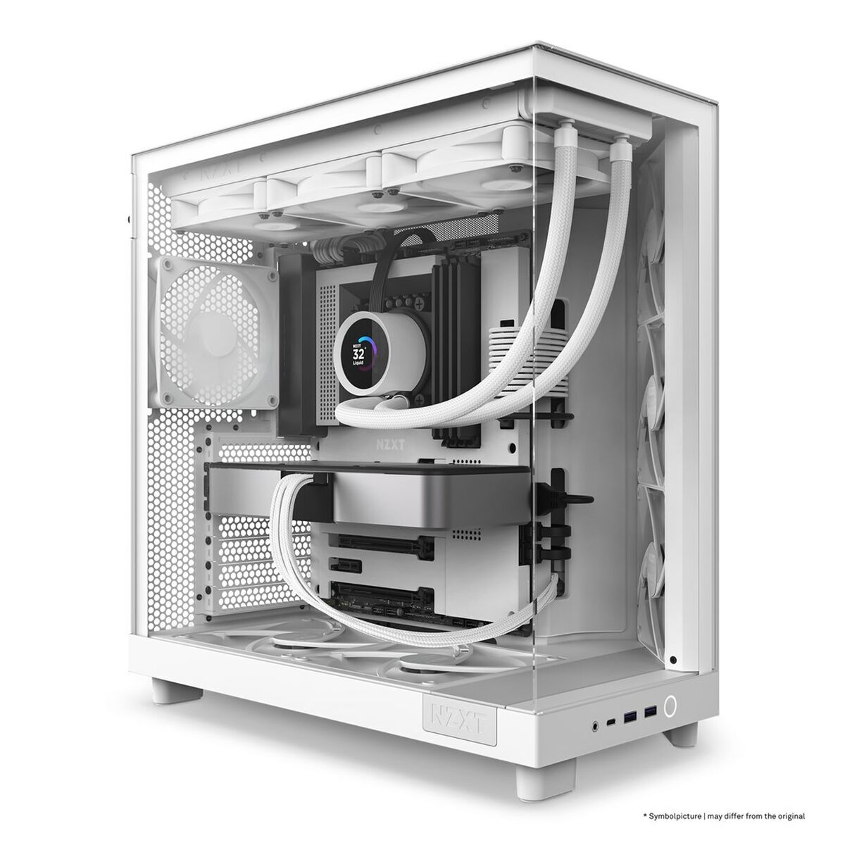 ATX Semitorn NZXT CC-H61FW-01 Vit - 3