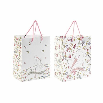 Papperskasse DKD Home Decor Plast 2 Delar
