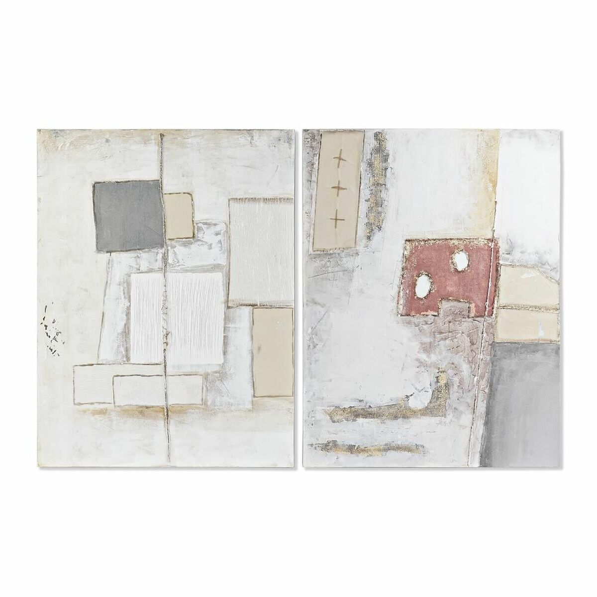 Kanvas DKD Home Decor Furu Kanvas 90 x 3,7 x 120 cm - 7