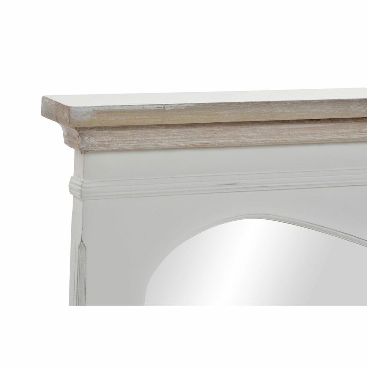 Väggspegel DKD Home Decor Vit Naturell 105 x 64 x 4,5 cm - 3