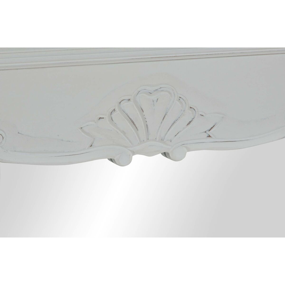 Väggspegel DKD Home Decor Vit Naturell 105 x 64 x 4,5 cm - 2