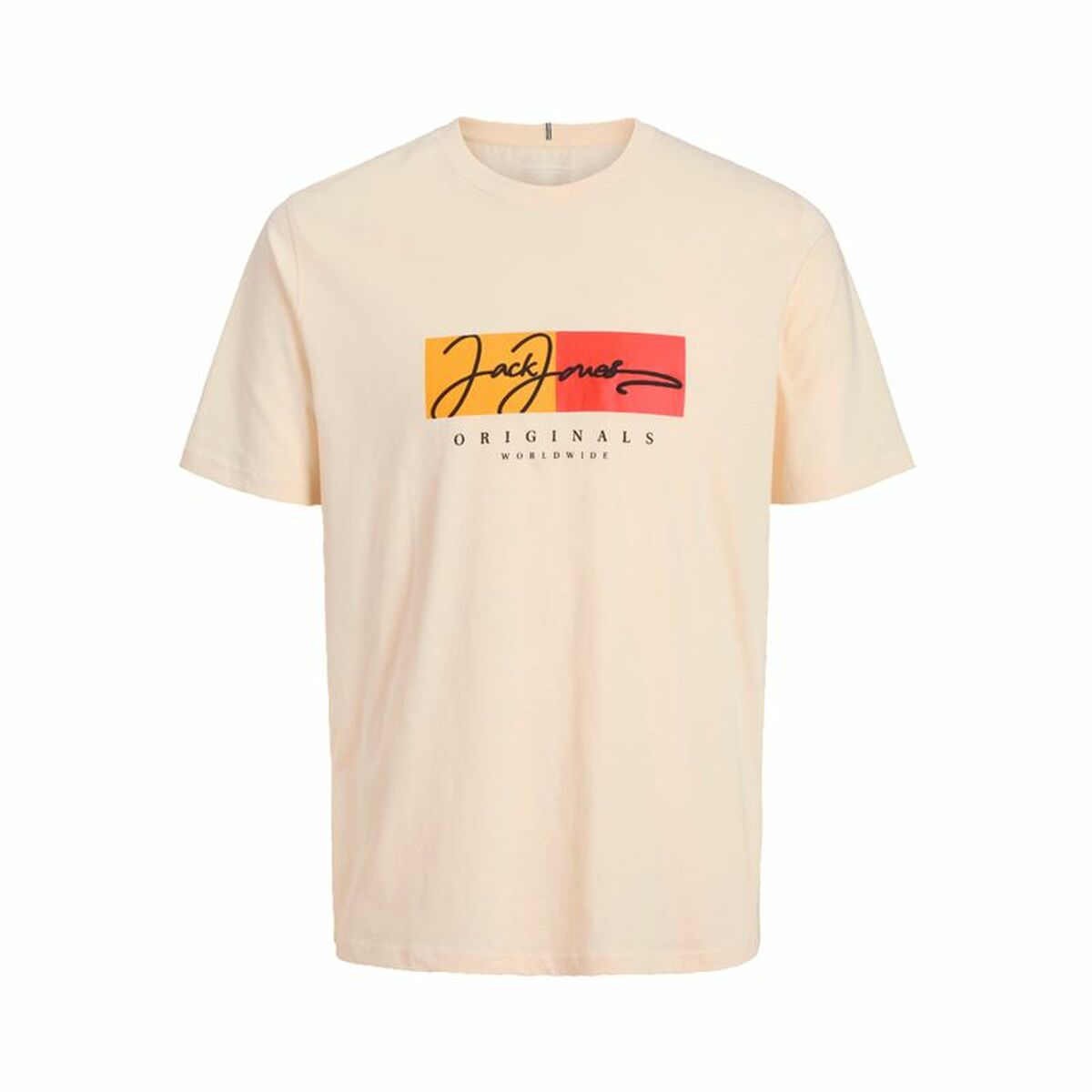 Barn T-shirt med kortärm Jack & Jones Jorfrederiksberg Beige