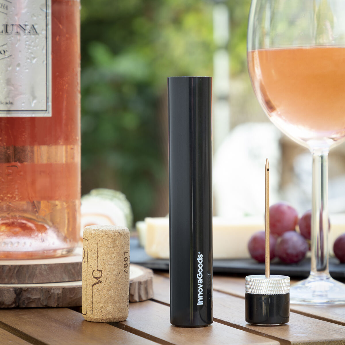 Lufttryckskorkskruv för vin Dewino InnovaGoods - 23