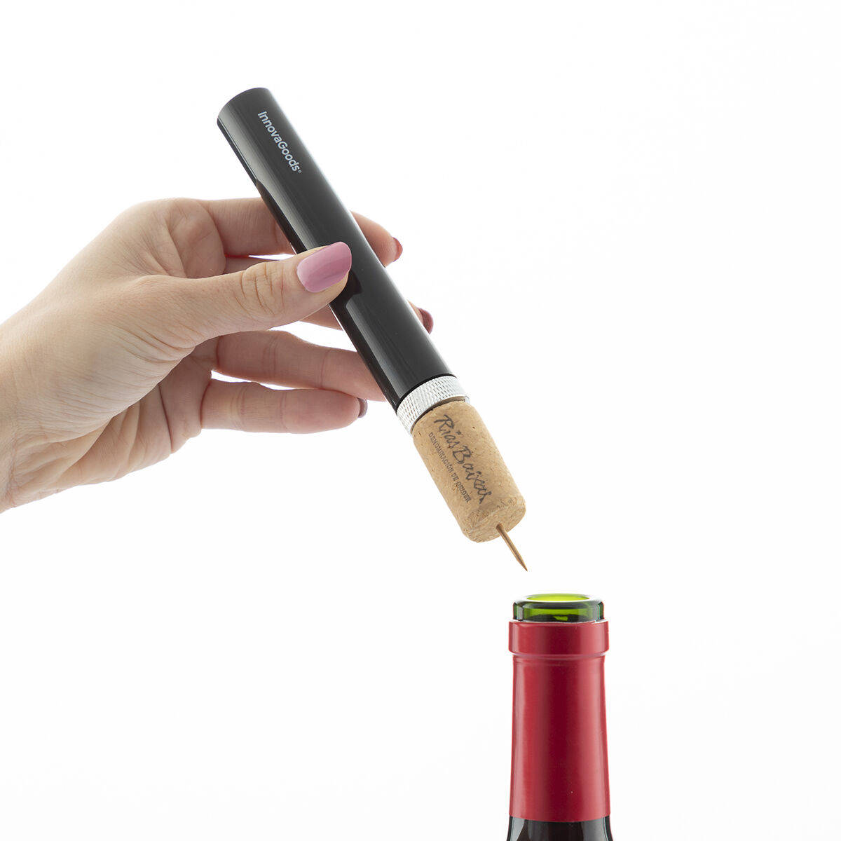 Lufttryckskorkskruv för vin Dewino InnovaGoods - 27