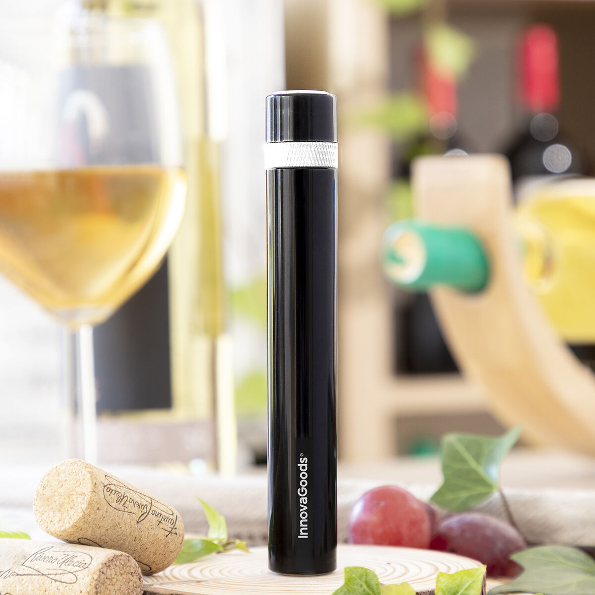 Lufttryckskorkskruv för vin Dewino InnovaGoods - 20
