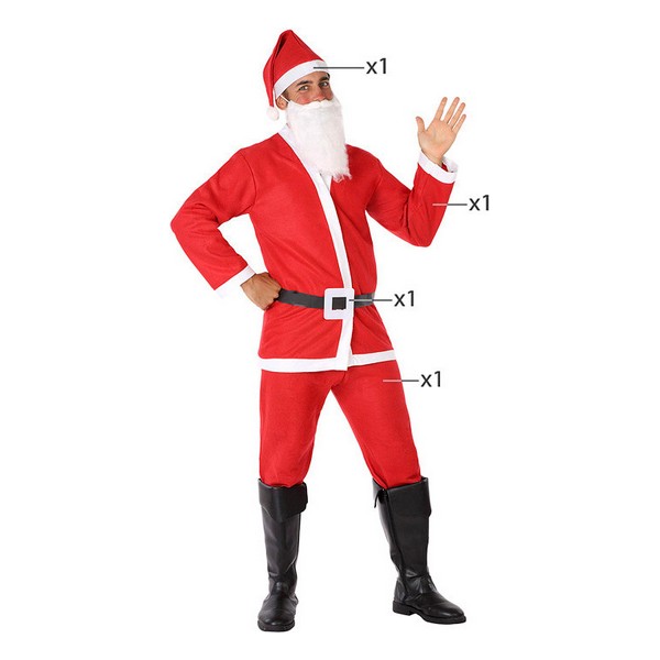 Maskeraddräkt vuxna Röd Jul Maskeraddräkt vuxna - 2