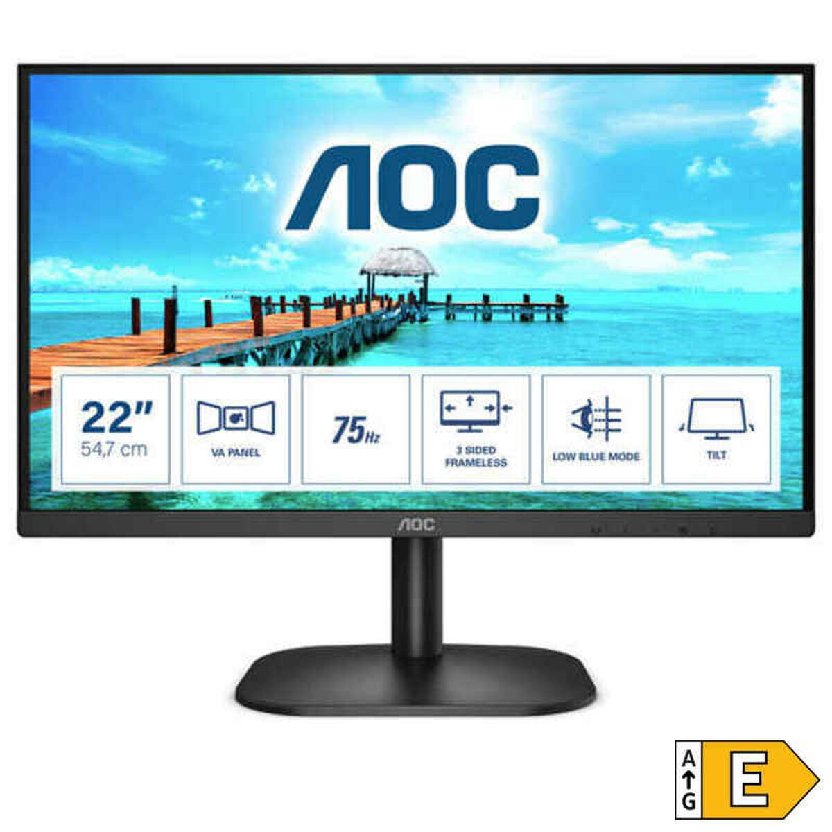 Monitor AOC 22B2H/EU Full HD 21,5" WLED - 8