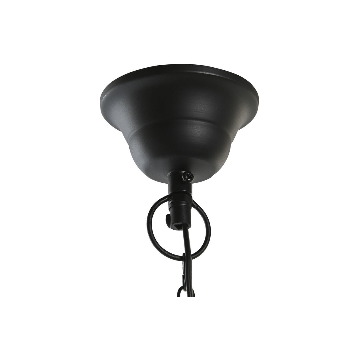 Taklampa DKD Home Decor 42 x 42 x 23 cm Svart Gyllene Järn 50 W - 3