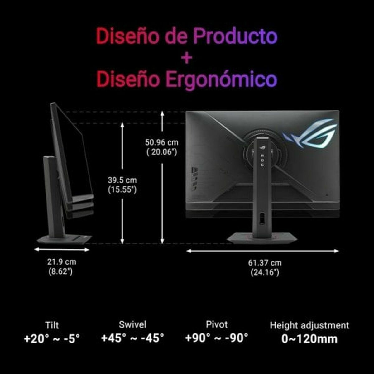 Monitor Gaming Asus 90LM0AG1-B01370 27" 4K Ultra HD - 8