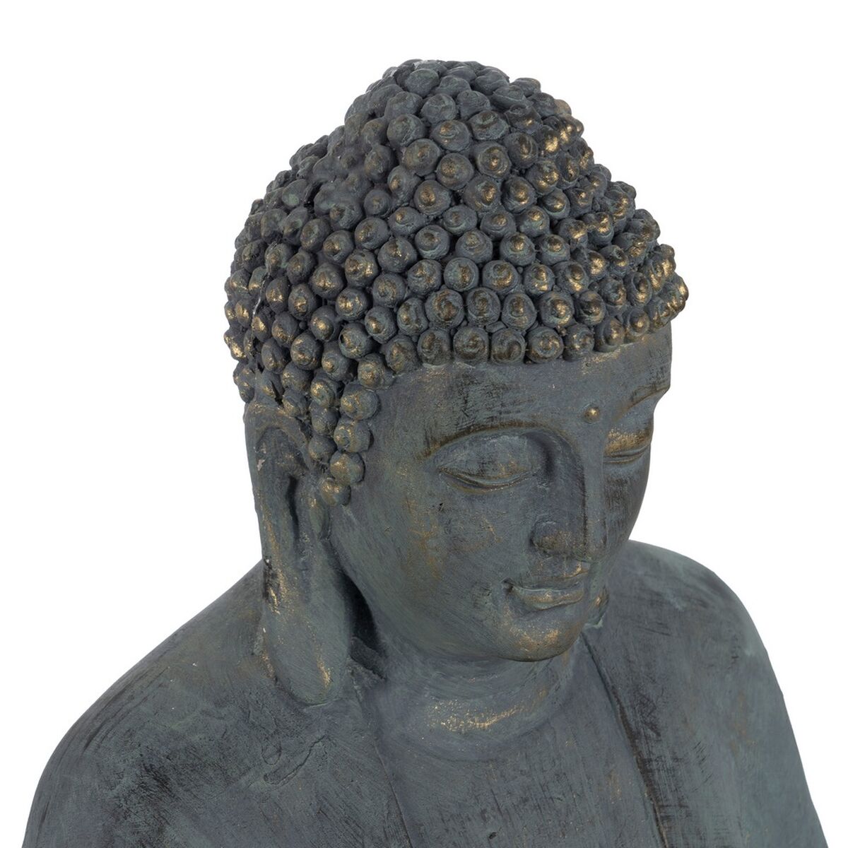 Prydnadsfigur Beige Grå Buddha 50 x 35 x 62 cm - 2