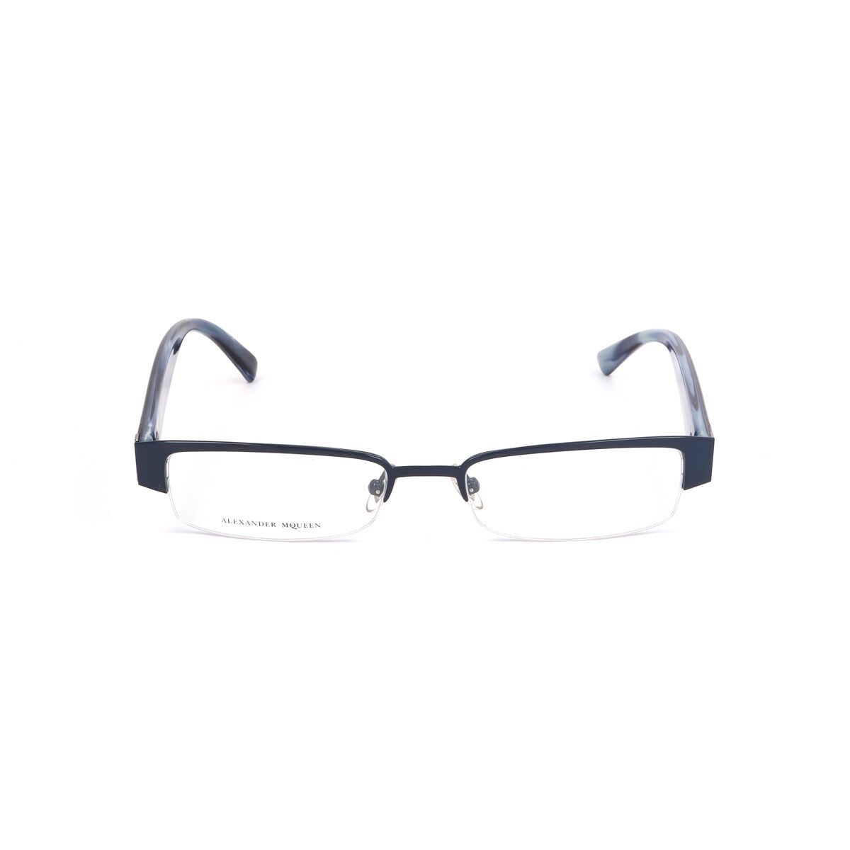 Glasögonbågar Alexander McQueen AMQ-4159-R1I Blå Ø 51 mm - 2