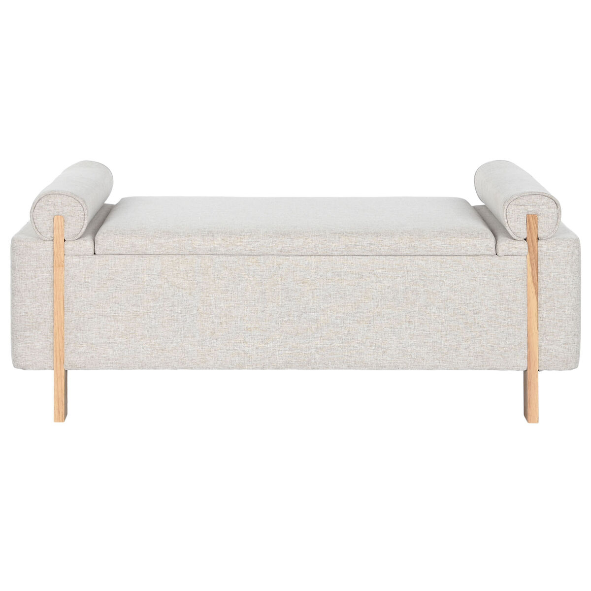 Sittpall Home ESPRIT Beige Gyllene Furu 120 x 45 x 50 cm - 5