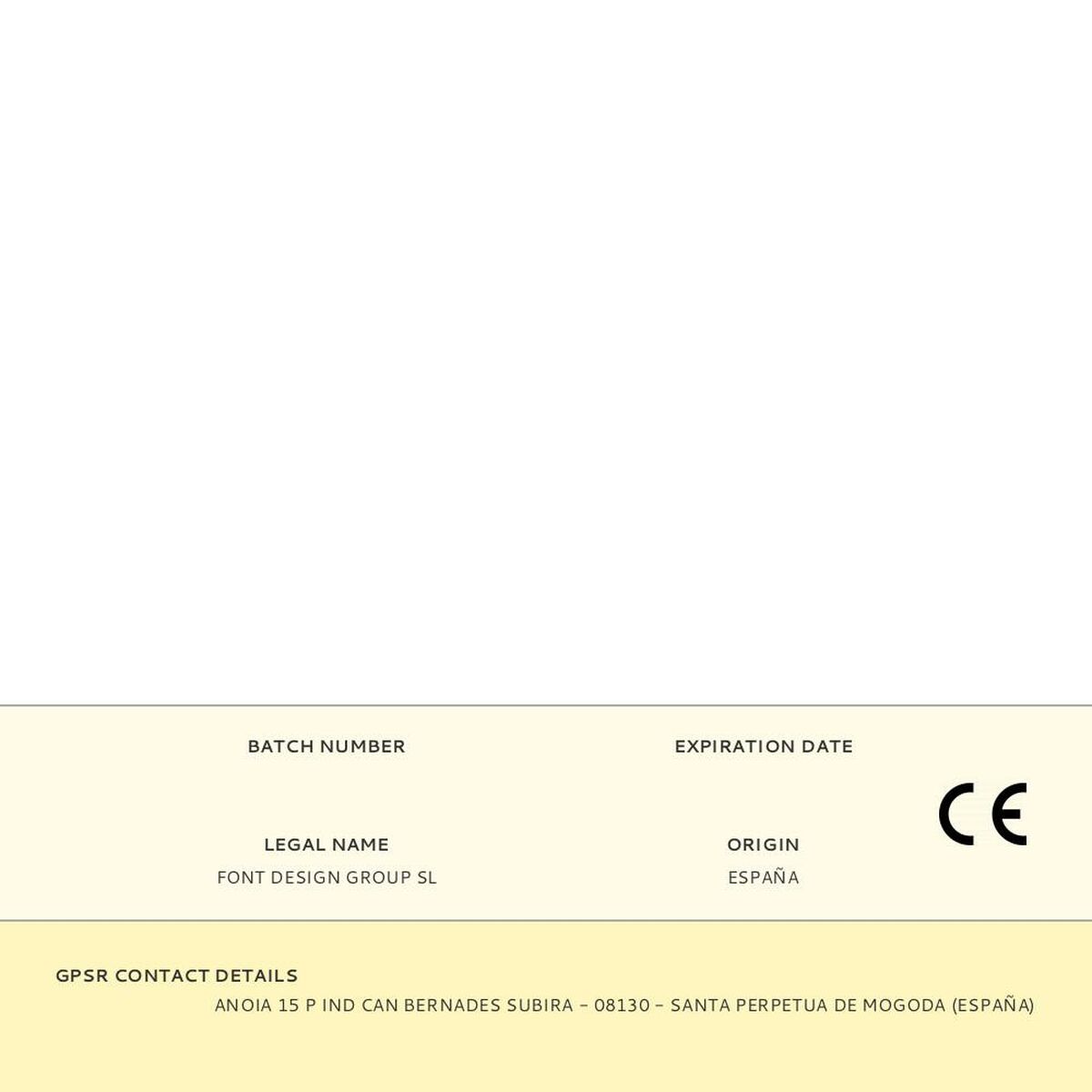 Knappbrytare BF Vit Plast - 2