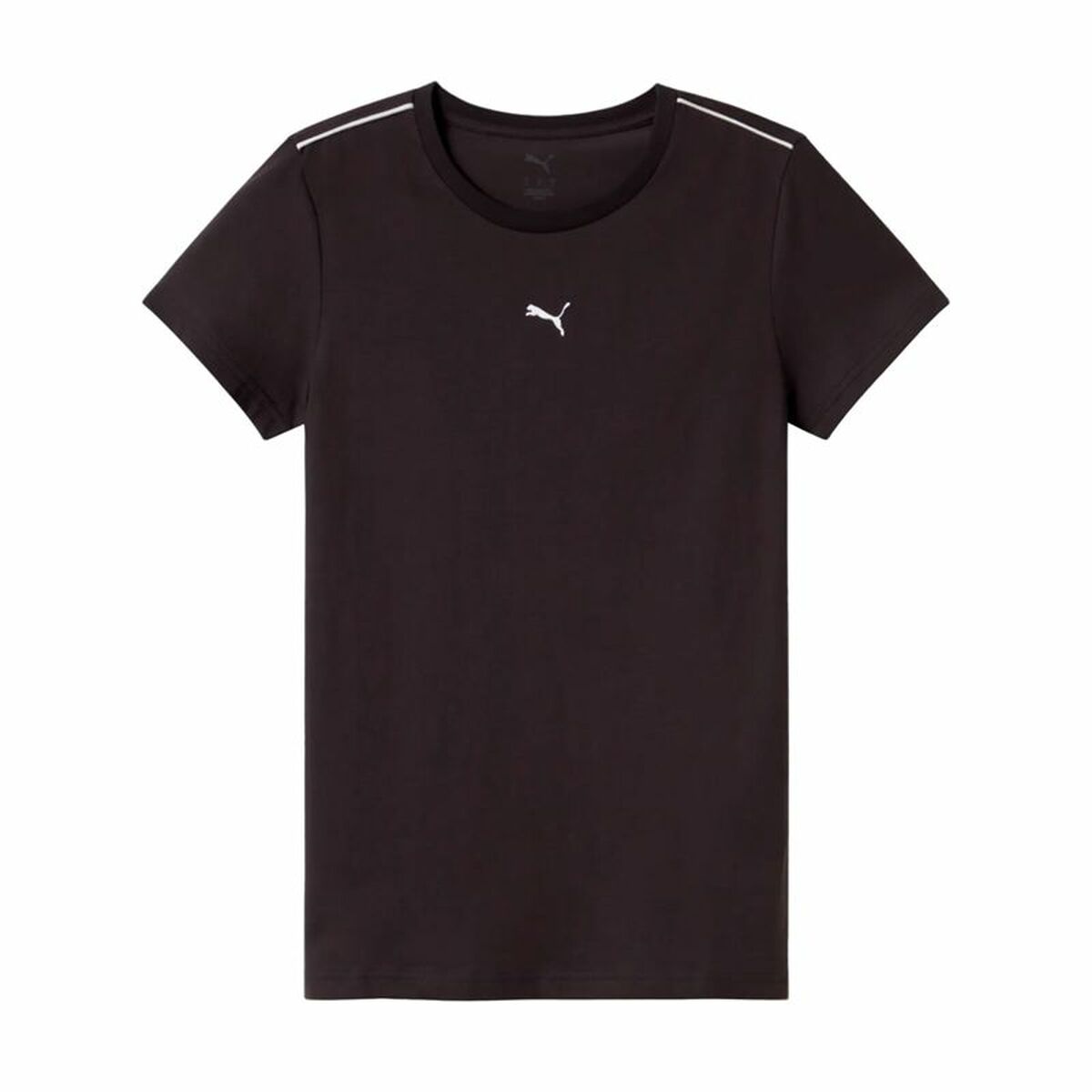 T-shirt med kortärm Dam Puma Svart