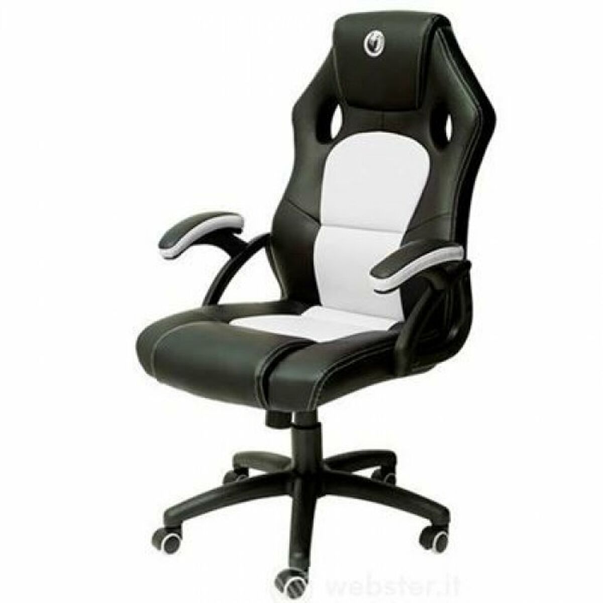 Spelstol Nacon PCCH310WHITE Vit Svart Svart/Vit