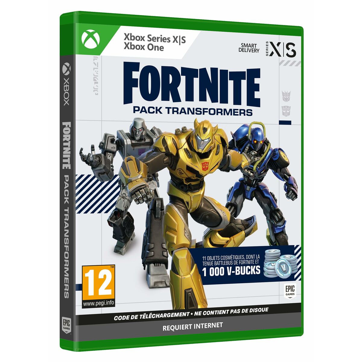 Xbox One / Series X Videospel Fortnite Pack Transformers (FR) Nedladdningskod - 10