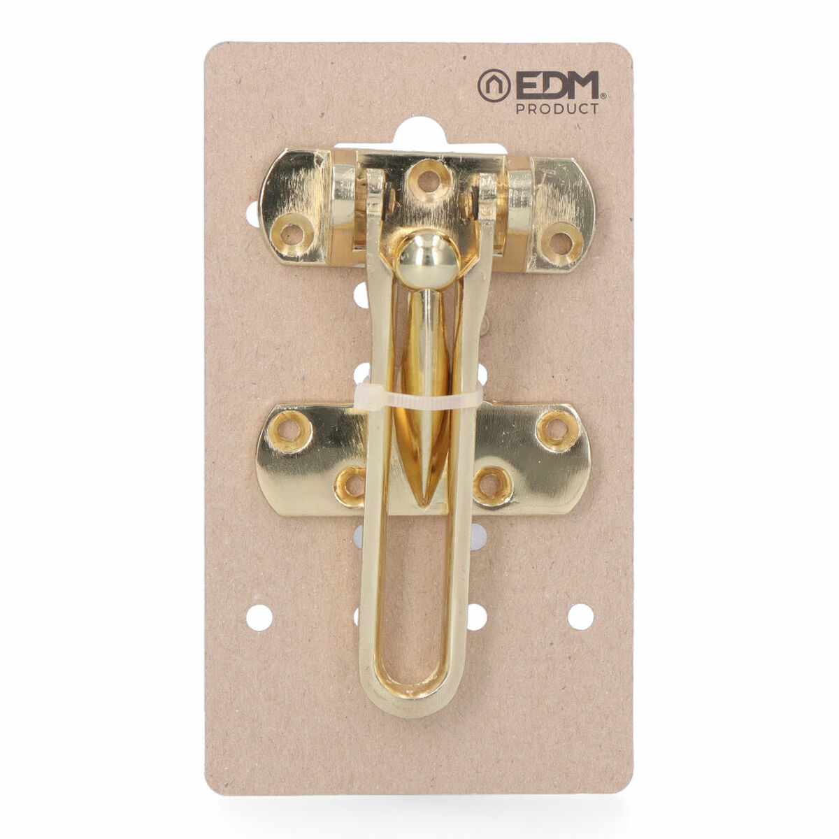 Dörrstopp EDM 85375 Gyllene Mässing Zamak 105 mm Säkerhet - 3