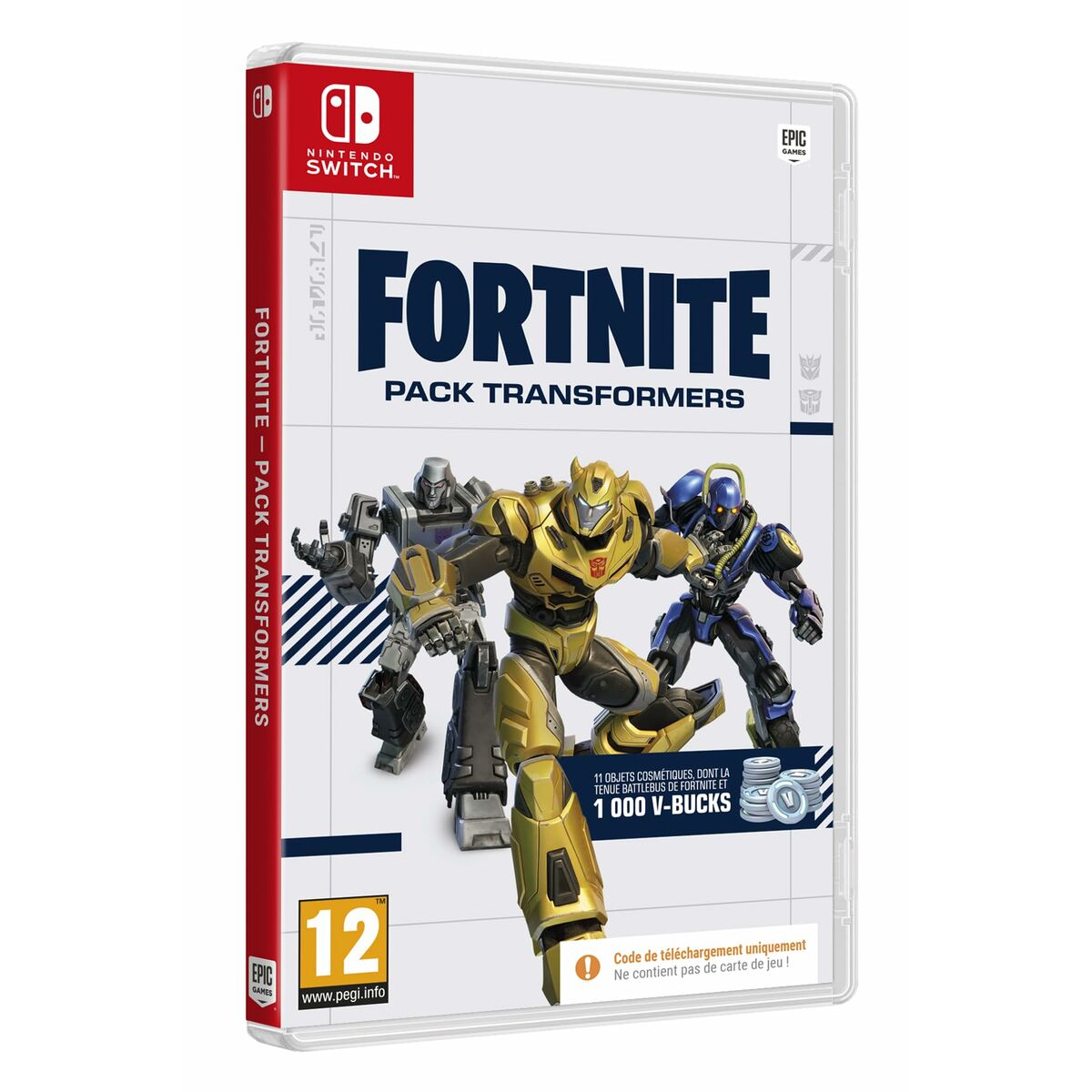 TV-spel för Switch Fortnite Pack Transformers (FR) Nedladdningskod - 8