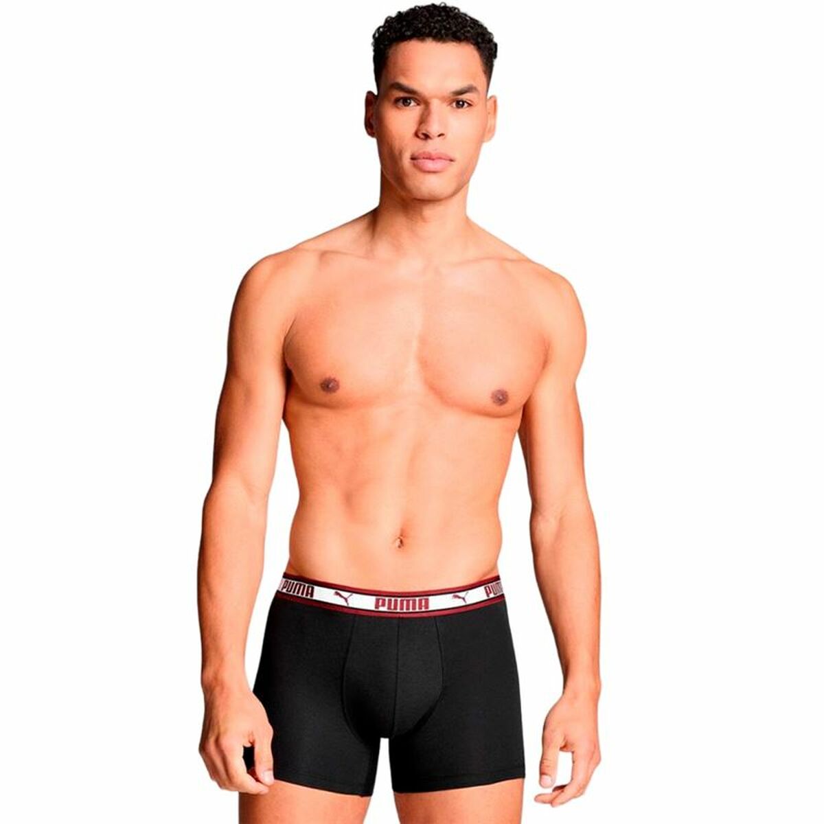 Boxershorts, Herr Puma Svart Röd - 3