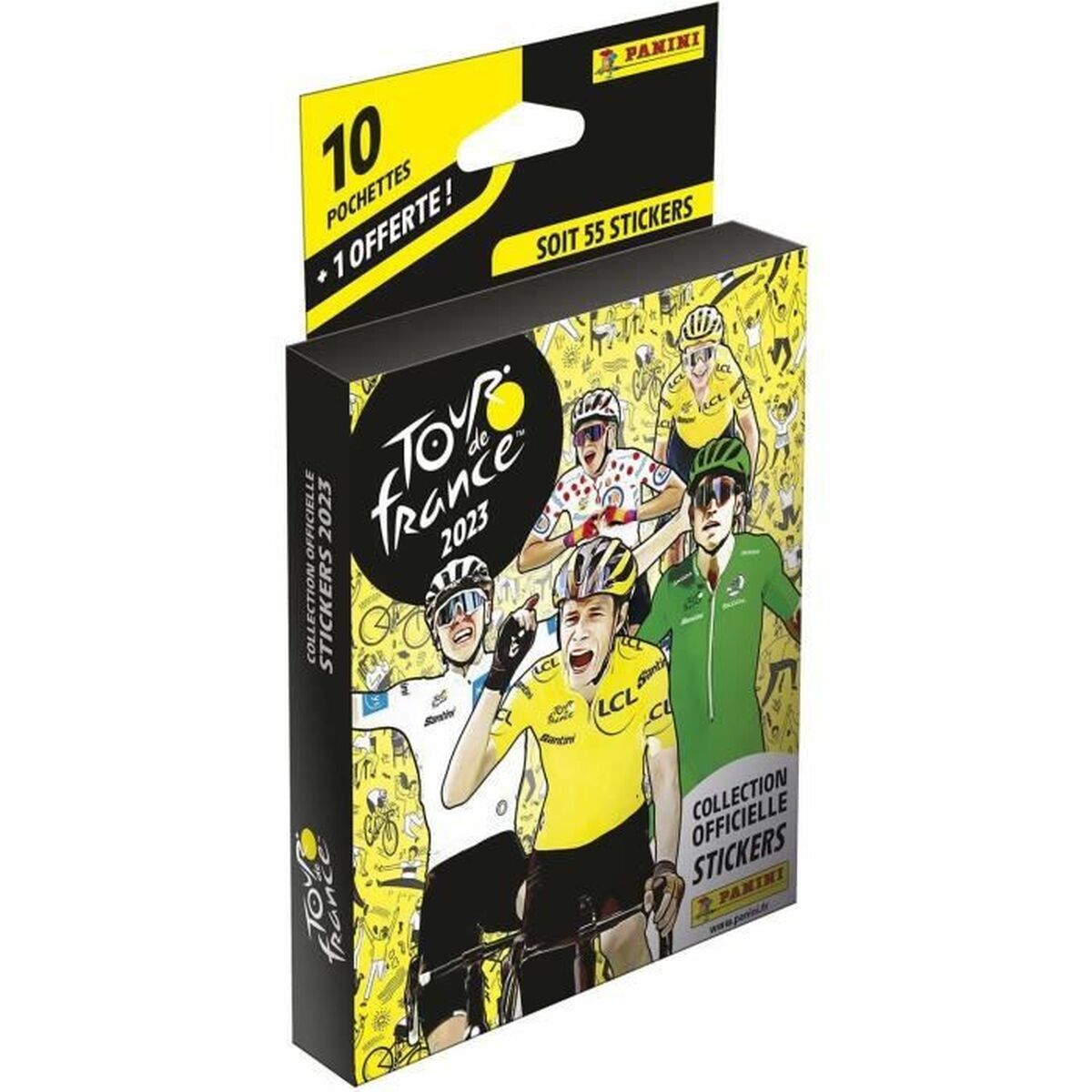 Klistermärkespaket Panini Tour de France 2023 10 antal Kuvert