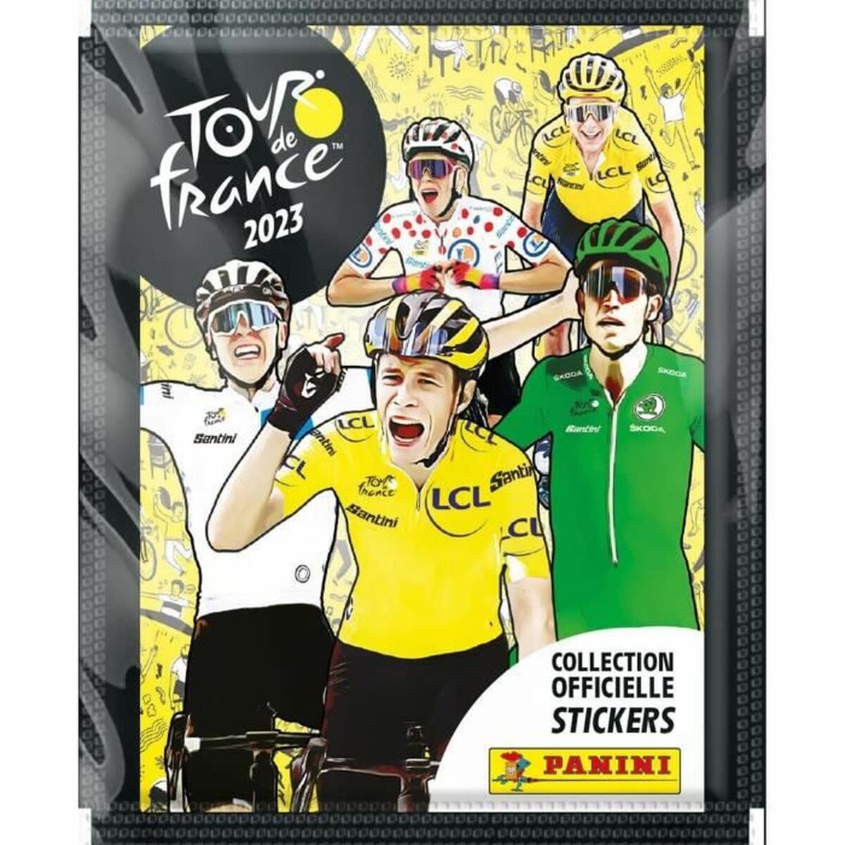 Klistermärkespaket Panini Tour de France 2023 10 antal Kuvert - 2