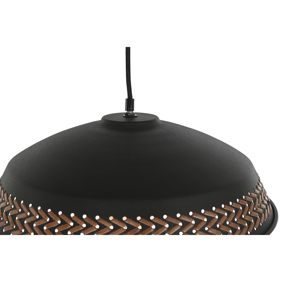 Taklampa DKD Home Decor Brun Svart Kräm Metall 50 W 42 x 42 x 24 cm (2 antal) - 8