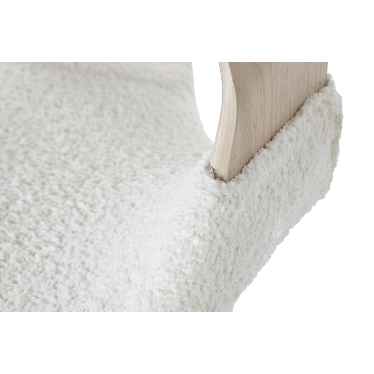Sittpall Home ESPRIT Vit Trä 55,5 x 52,5 x 92,5 cm - 5