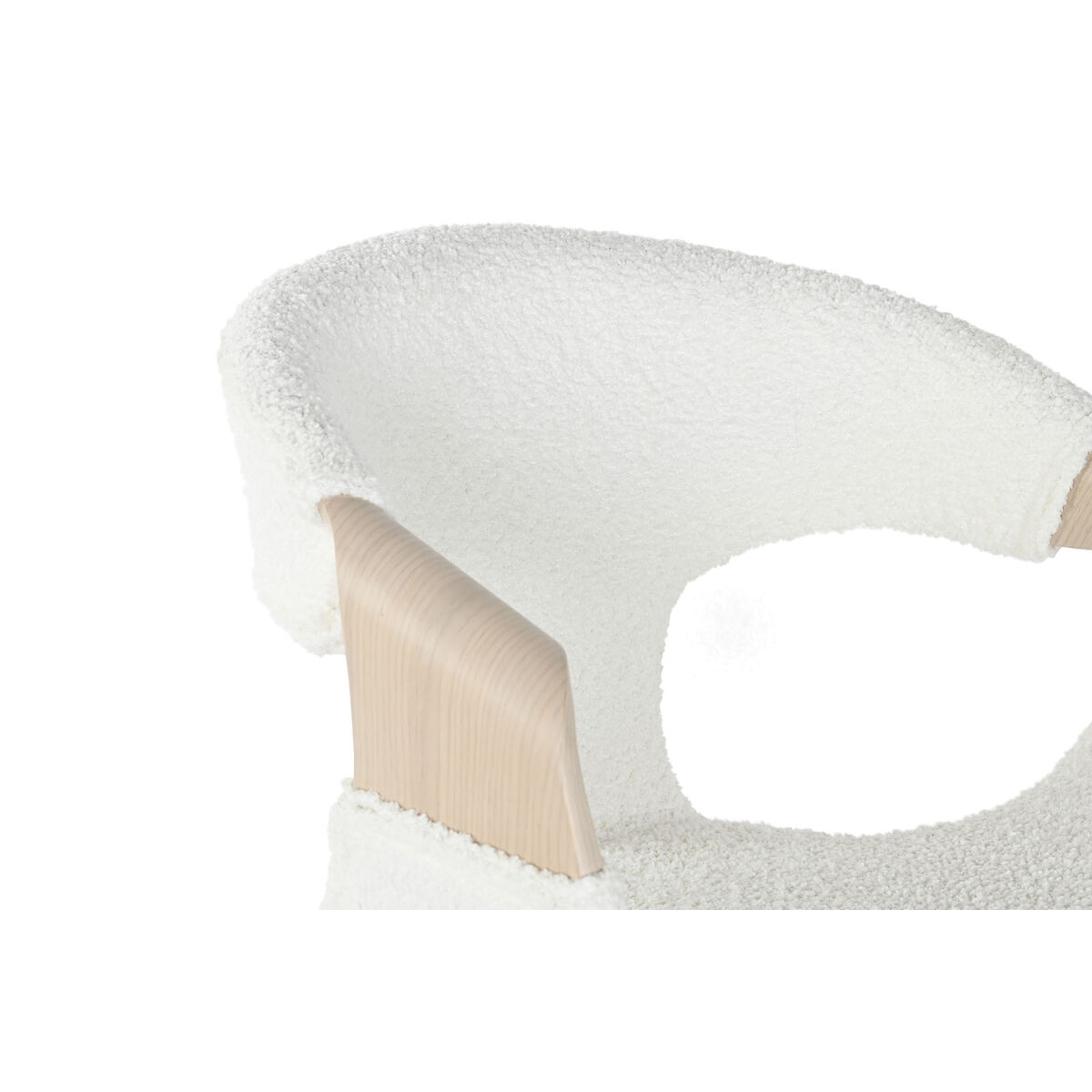 Sittpall Home ESPRIT Vit Trä 55,5 x 52,5 x 92,5 cm - 4