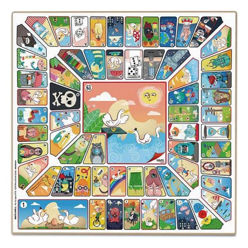 Parchís och Oca Board Cayro 40 x 40 cm - 3