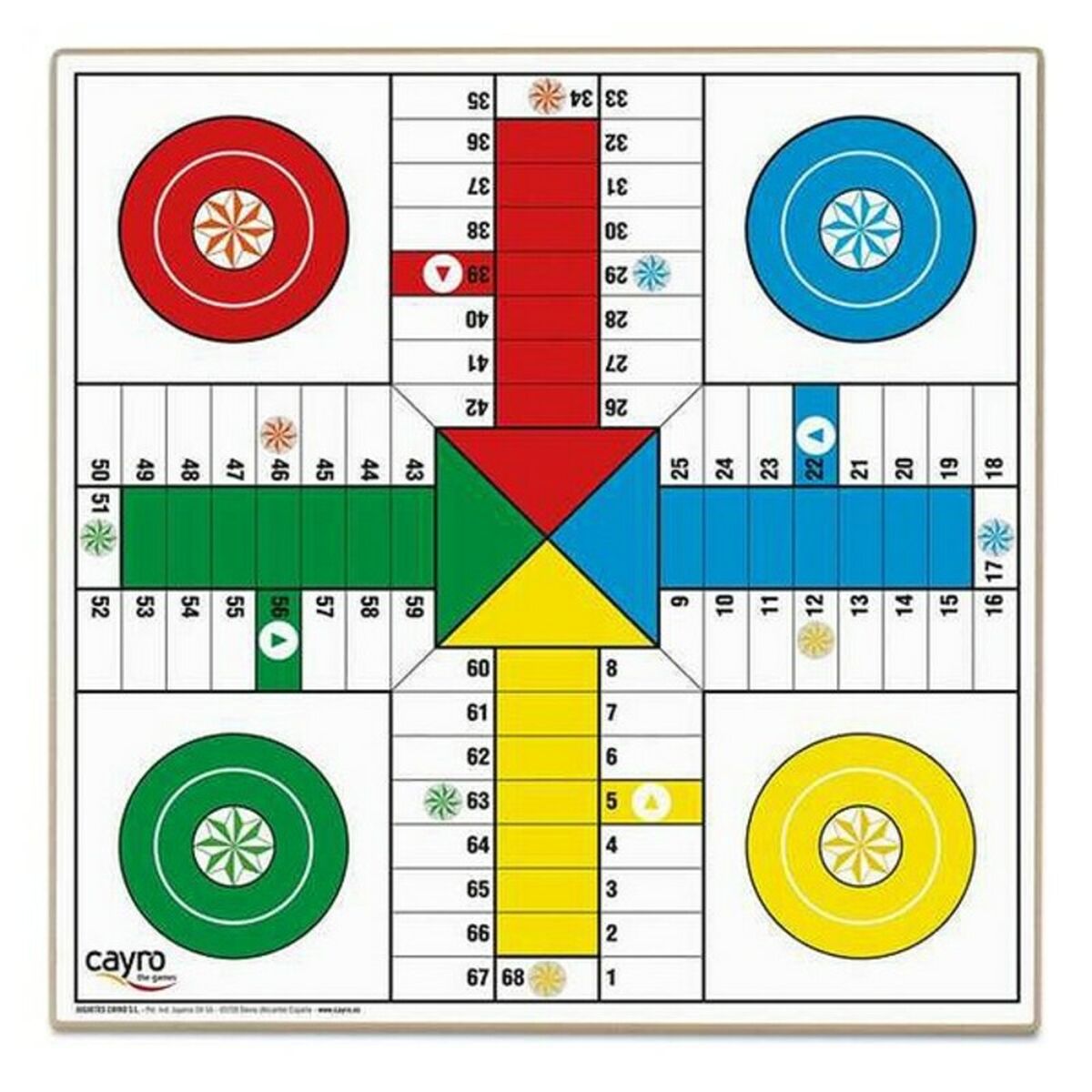 Parchís och Oca Board Cayro 40 x 40 cm - 5